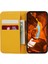 Xiaomi Redmi Note 14 Pro+ 5G Kılıf Çapraz Dokulu Deri Telefon Kapağı Gizli Manyetik-Sarı (Yurt Dışından) 2