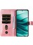 Xiaomi Redmi Note 14 Pro+ 5G-Note 14 Pro 5G Kılıf Fermuarlı Cüzdan Buzağı Dokusu Pu Deri Telefon Kapağı-Pembe (Yurt Dışından) 3