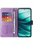Xiaomi Redmi Note 14 Pro+ 5G-Note 14 Pro 5G Çiçek Baskı Cüzdan Kapağı-Mor Için (Yurt Dışından) 2