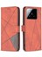 Xiaomi 15 Pro Kılıf Deri Telefon Kılıfı Cüzdan Standı-Kahverengi (Yurt Dışından) 1