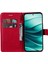 Kt Deri Serisi-2 Xiaomi Redmi Için Not 14 Pro+ 5G - Not 14 Pro 5G Kılıf Düz Renk Deri Telefon Kapak Cüzdan Standı-Kırmızı (Yurt Dışından) 3