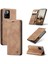 Xiaomi Poco X3 Gt-Xiaomi Redmi Not 10 Pro 5G (Çin) Kılıf Caseme 013 Serisi Kart Tutucu Deri Telefon Kapağı-Kahverengi (Yurt Dışından) 1
