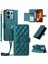 Xiaomi Redmi Için Not 13 5G Crossbody Halka Toka Cüzdan Eşkenar Dörtgen Mobil Kapak-Yeşil (Yurt Dışından) 1