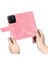 Xiaomi Redmi Note 14 5G Kılıf Pu Deri Cüzdan Telefon Kapağı Desenli-Pembe (Yurt Dışından) 4