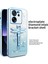 Xiaomi 13T-13T Pro Kılıf Dragonfly Tpu Çiçekler Glitter Telefon Kapağı-Mavi Için (Yurt Dışından) 4