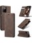 Xiaomi Poco X3 Gt-Xiaomi Redmi Not 10 Pro 5G (Çin) Kılıf Caseme 013 Serisi Kart Tutucu Deri Telefon Kapağı-Kahve (Yurt Dışından) 1