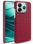 Xiaomi Redmi Note 14 5G Telefon Kılıfı Kumaş Dokusu Çizilmez Koruyucu Pc Arka Kapak-Kırmızı (Yurt Dışından) 1