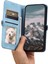 Xiaomi 15 Kılıf Için Skin Feel Totem Baskılı Cüzdan Deri Telefon Kapağı-Göl Mavisi (Yurt Dışından) 3