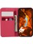 Xiaomi Redmi Note 14 Pro 5G Kılıf Çapraz Doku Deri Telefon Kapağı Gizli Manyetik-Pembe (Yurt Dışından) 2