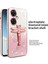 Xiaomi Redmi 13C 5G-13R 5G-Poco M6 5G Dragonfly Tpu Çiçekler Glitter Telefon Kapağı-Pembe (Yurt Dışından) 2