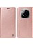 Xiaomi Redmi Için Not 14 Pro 5G-14 Pro+ 5G Kılıf Cüzdan Litchi Tahıl Deri Telefon Kapağı Manyetik Otomatik Emilmiş-Gül Altın (Yurt Dışından) 1