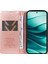 Xiaomi Redmi Için Not 14 Pro 5G-14 Pro+ 5G Kılıf Cüzdan Litchi Tahıl Deri Telefon Kapağı Manyetik Otomatik Emilmiş-Gül Altın (Yurt Dışından) 2