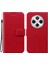 Xiaomi Redmi 14C 4G-14R 5G-Poco C75 4G Ultra-Ince Pu Deri+Tpu Kart Yuvalı Telefon Kılıfı-Kırmızı Telefon Kılıfı (Yurt Dışından) 1