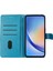 Xiaomi 14T Çiçek Baskı Deri Kapak Çevirin-Mavi Için (Yurt Dışından) 3