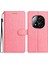 Xiaomi Redmi Note 14 Pro+ 5G Cüzdan Telefon Kılıfı, Kullanışlı Askı-Pembe (Yurt Dışından) 1