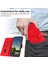 Xiaomi Poco C75 4G-Redmi 14R 5G-14C 4G Kılıf Çanta Baskılı Üçgen Deri Telefon Kapağı-Kırmızı (Yurt Dışından) 4