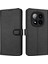 Xiaomi Redmi Note 14 Pro 5G Kılıf Pu Deri Cüzdan Telefon Kapağı-Siyah (Yurt Dışından) 1