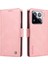 Xiaomi 15 Pro Kılıf Için Pu Deri Cüzdan Telefon Kapağı Cilt Dokunmatik Duygu-Pembe (Yurt Dışından) 1