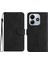 Xiaomi Redmi Note 14 5G Kılıf Deri Baskılı Çizgiler Kart Tutuculu Telefon Kılıfı-Siyah (Yurt Dışından) 1