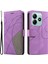 Kt Deri Serisi-1 Xiaomi Redmi Note 14 5G Renk Ekleme Telefon Kılıfı Cüzdan Standı-Açık Mor (Yurt Dışından) 1