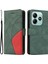 Kt Deri Serisi-1 Xiaomi Redmi Note 14 5G Renk Ekleme Telefon Kılıfı Cüzdan Standı-Yeşil (Yurt Dışından) 1