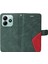Kt Deri Serisi-1 Xiaomi Redmi Note 14 5G Renk Ekleme Telefon Kılıfı Cüzdan Standı-Yeşil (Yurt Dışından) 5