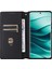 Xiaomi Redmi Note 14 Pro+ 5G-Note 14 Pro 5G Cüzdan Kılıf Eşkenar Dörtgen Baskılı Deri Telefon Kapağı-Siyah (Yurt Dışından) 3