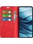 Xiaomi Redmi Note 14 5G-14 4G Kılıf Cilt-Dokunmatik Deri Cüzdan Telefon Kapağı-Kırmızı (Yurt Dışından) 3