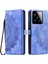 Xiaomi 15 Kılıf Için Skin Feel Totem Baskılı Cüzdan Deri Telefon Kapağı-Mor (Yurt Dışından) 1