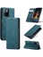 Xiaomi Poco X3 Gt-Xiaomi Redmi Not 10 Pro 5G (Çin) Kılıf Caseme 013 Serisi Kart Tutucu Deri Telefon Kapağı-Mavi (Yurt Dışından) 1