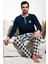 Kareli Pamuklu Regular Fit Uzun Kollu Pijama Takımı Erkek PİJAMA TAKIMI 60961003 1
