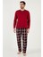 Ekoseli Pamuklu Regular Fit Uzun Kollu Pijama Takımı Erkek PİJAMA TAKIMI 60961005 2