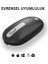 WS207 Kablosuz 1600DPI 4 Tuşlu Sessiz Şarj Edilebilir Optik Mouse Siyah 4