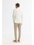Erkek Regular Fit Beyaz Düğmeli Yaka %100 Pamuk Oxford Basic Gömlek B002034 4
