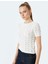 Fiyonklu Kısa Kollu Ajurlu Slim Fit Bisiklet Yaka Triko Kazak 1