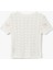 Fiyonklu Kısa Kollu Ajurlu Slim Fit Bisiklet Yaka Triko Kazak 4