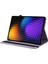 Xiaomi Pad 7 Pro / Pad 7 Kılıf Için Çiçek Baskı Pu Deri Tablet Kapağı, Kart Yuvaları Ile-Mor (Yurt Dışından) 3