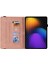 Xiaomi Pad 7 Pro / Pad 7 Kılıf Için Çiçek Baskı Pu Deri Tablet Kılıfı, Kart Yuvaları Ile-Pembe (Yurt Dışından) 2