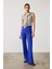 Royal Blue Ispanyol Paça Kadın Pantolon 1