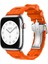 Watch 44 mm Spor Görünümlü İçin Uyumlu Kayış Kordonu Krd-94 Silikon Kordon 1