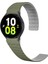 Samsung Galaxy Watch 5 44 mm İçin Uyumlu Kayış Kordonu KRD-111 20MM Çizgili Desenli Silikon Kordon 1
