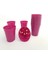 Katı Plastik Sukulent Saksısı 20 Adet Pembe (5.5 Cm) 3