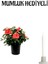 Kadınlar Gününe Özel Kırmızı Renk Japon Gülü(Hibiscus Rosa) Mumluk Hediyeli 1