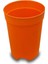 Katı Plastik Sukulent Saksısı 10 Adet Turuncu (5.5 cm) 2
