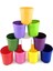 Katı Plastik Sukulent Saksısı 5 Adet Mavi (8.5 cm) 1