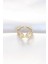 Zirkon Taşlı Gold Renk Ayarlanabilir Yüzük - TJ-BYK3109 3