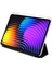 Xiaomi Pad 7 Pro / Pad 7 Kılıf Pu Deri Origami Şeffaf Tablet Kapağı-Siyah (Yurt Dışından) 2