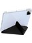 Xiaomi Pad 7 Pro / Pad 7 Kılıf Pu Deri Origami Şeffaf Tablet Kapağı-Siyah (Yurt Dışından) 4