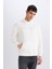 Boxy Fit Kapüşonlu Sırt Baskılı Sweatshirt D8021AX25SP 4