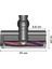 Dyson V6 DC58 DC59 DC62 DC72 Motor Fırçası Yüksek Torklu Elektrikli Süpürge Doğrudan Tahrikli Elektrikli Başlık Için Türbin Fırçası (Yurt Dışından) 3